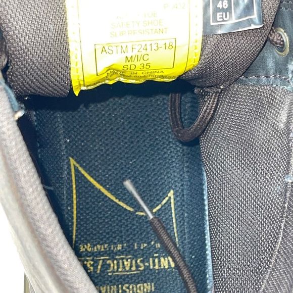 Dr. Martens Ledger Slip Resistant Leather Work Boot Safety Shoe Men Size 12 - Picture 5 of 8